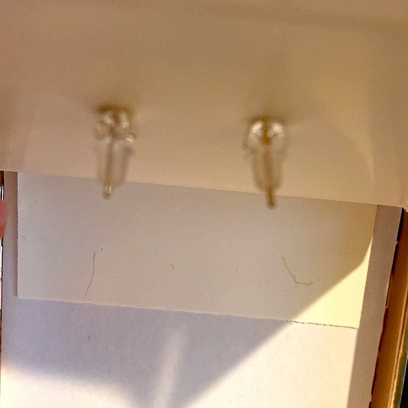 Disney Bowtiful Stud Earrings, large, crystal, silver-plated, New in Box - Picture 8 of 10